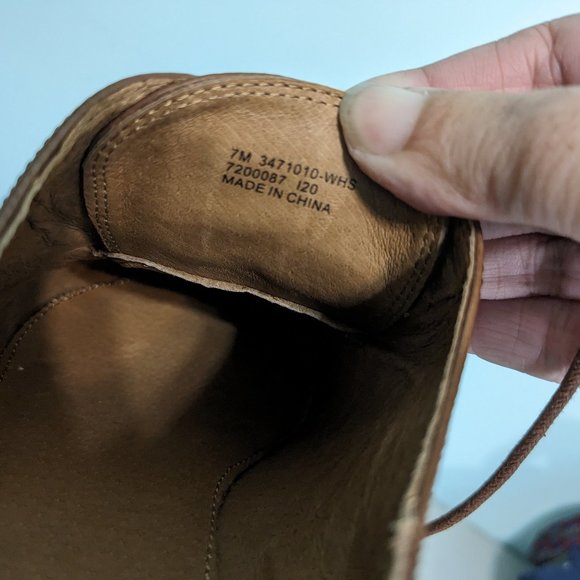 Frye "ERICA" brown LEATHER lace up oxfords dress flat business shoes 7 m… - Picture 5 of 5